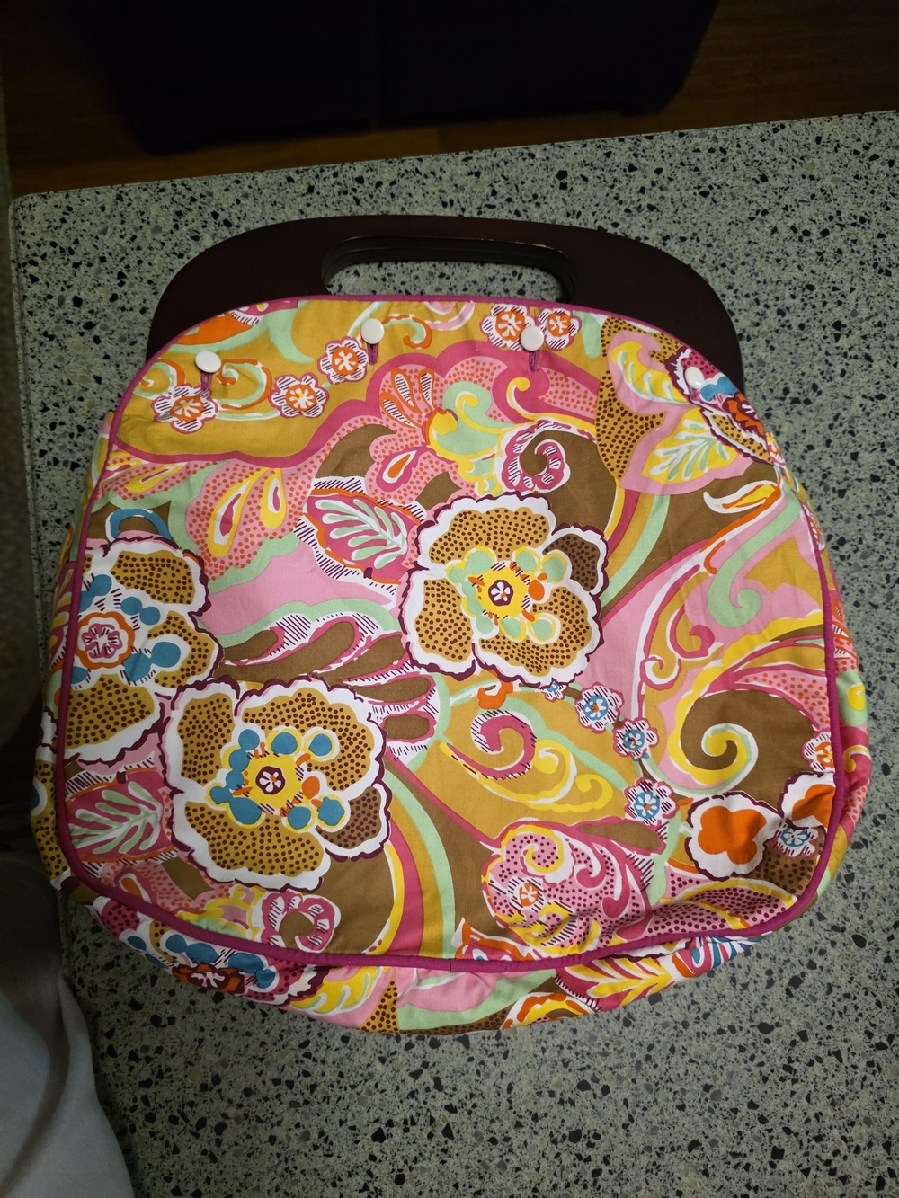 Vibrant Floral Multicolor Women’s Handbag